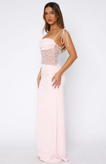 Compliment Me Maxi Dress Baby Pink