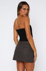 The Right One Mini Skort Charcoal