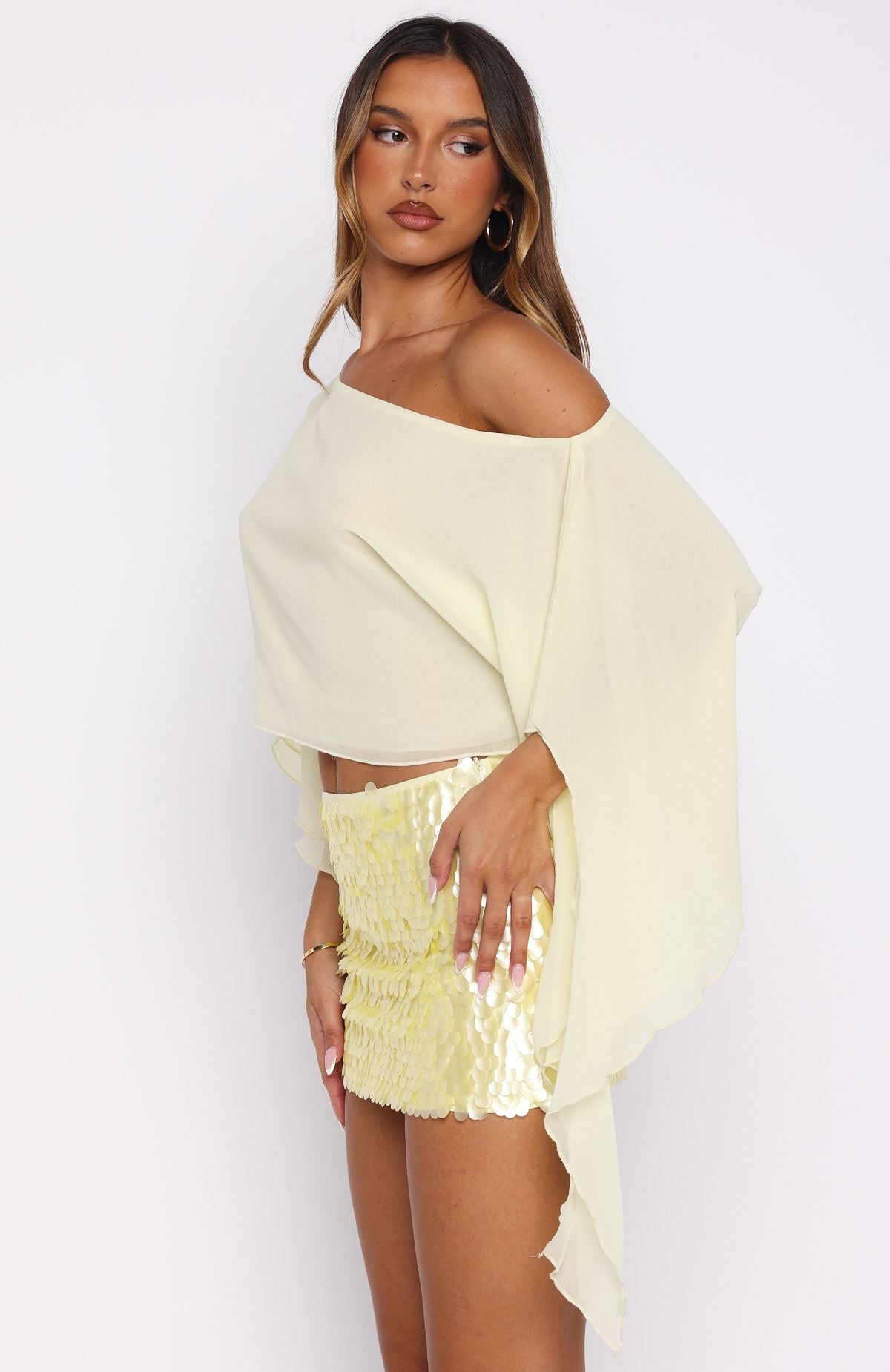 Static Heart Top Lemon