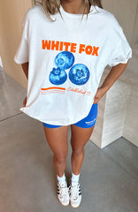 Summer Fun Oversized Tee White