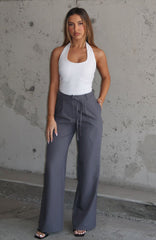 Thanks For Nothing Pants Slate Grey