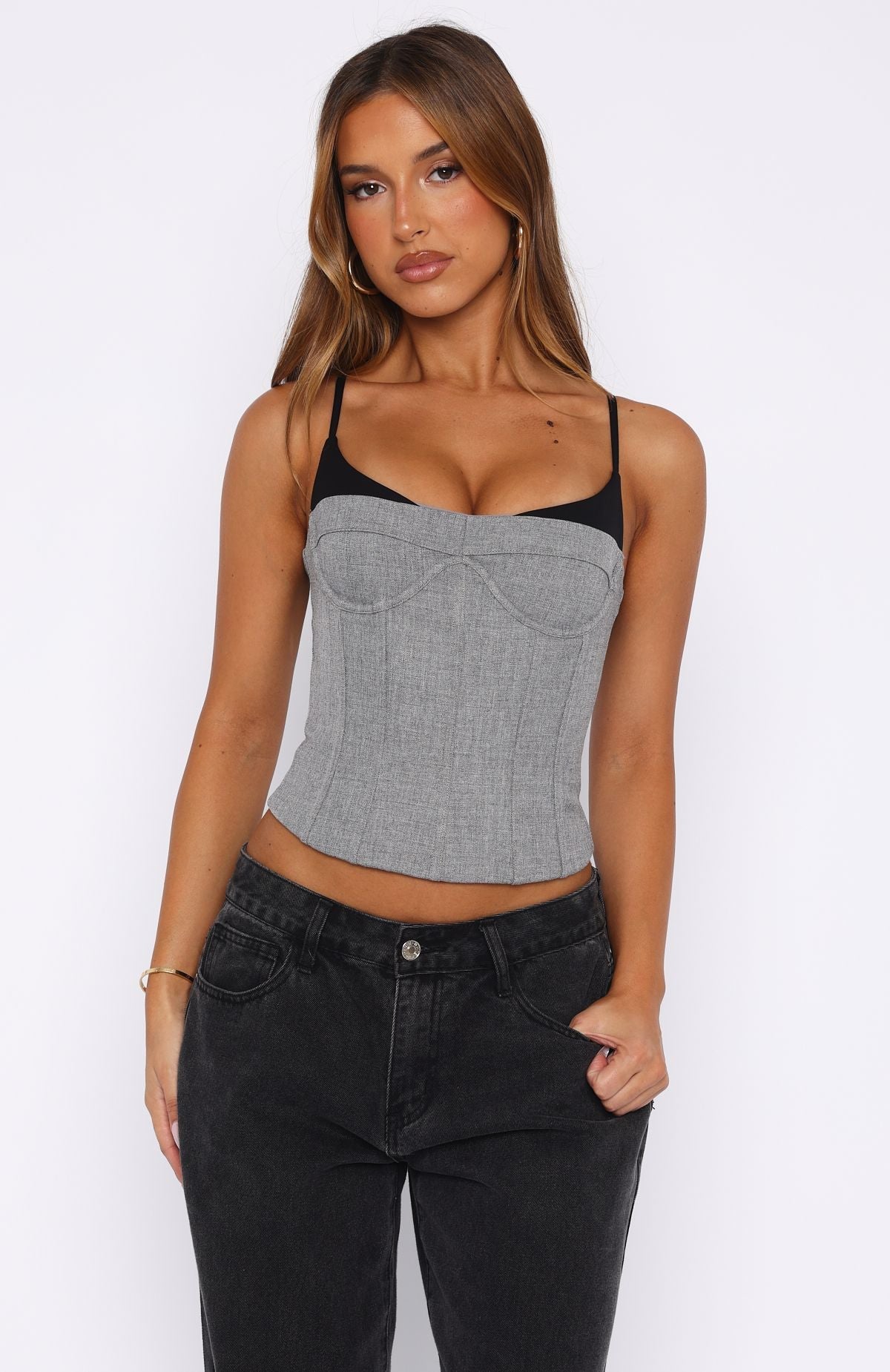 Atomic Heart Bustier Grey