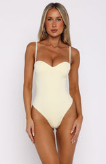 Stuck To You Bodysuit Lemon