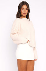 Warm Whispers Knit Sweater Cream