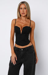 Love Is All Around Bustier Black