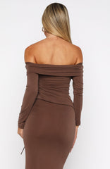 I'm Not Sorry Long Sleeve Top Coffee