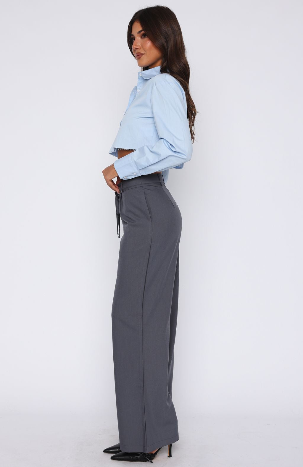 Thanks For Nothing Pants Slate Grey