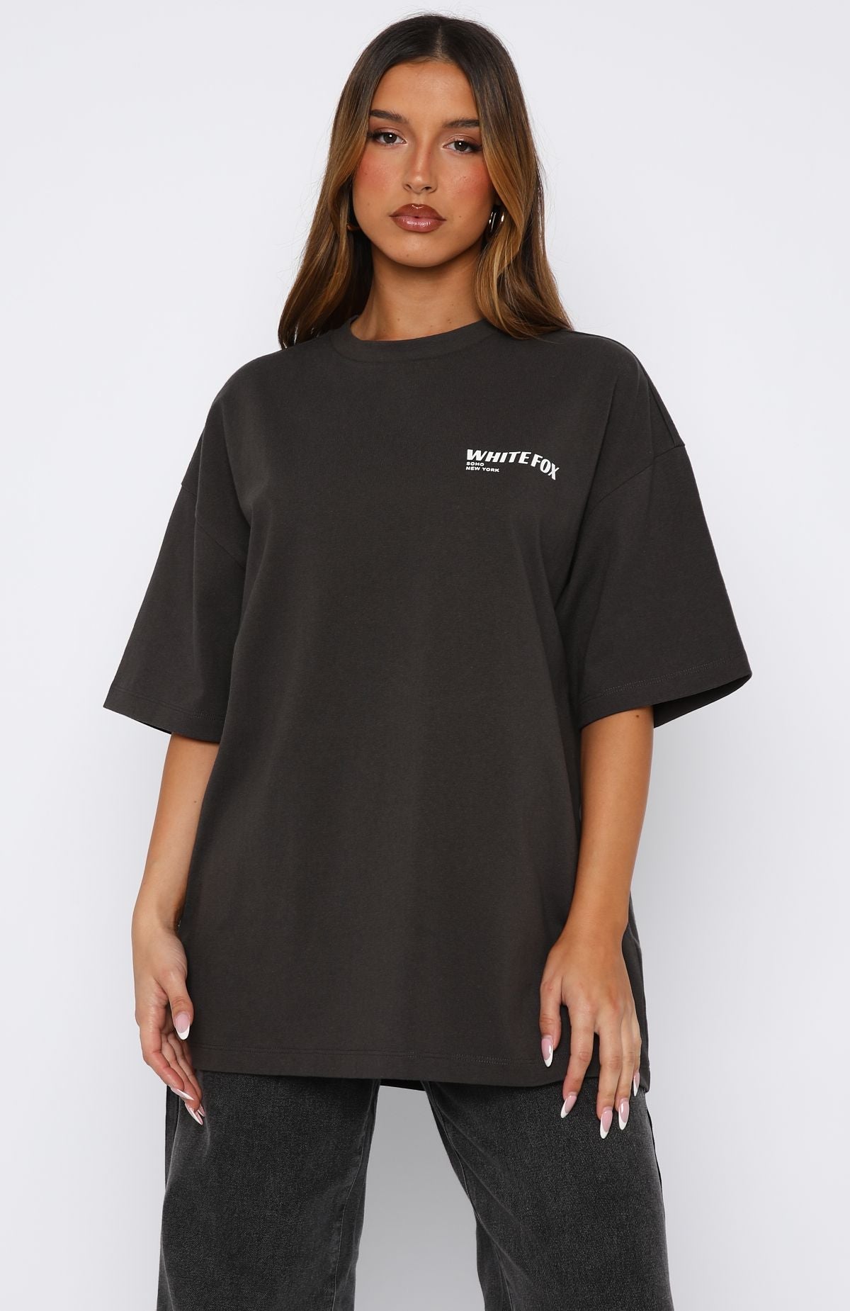 New York Archives Oversized Tee Volcanic