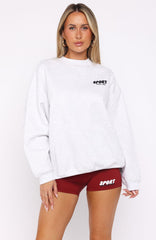 Club 14 Peyton Oversized Sweater Grey Marle