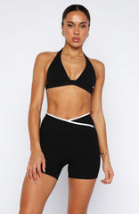 Defence Bike Shorts Black/White