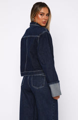 Charlotte Denim Jacket Dark Indigo