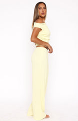 Turn Heads Fast Pants Lemon