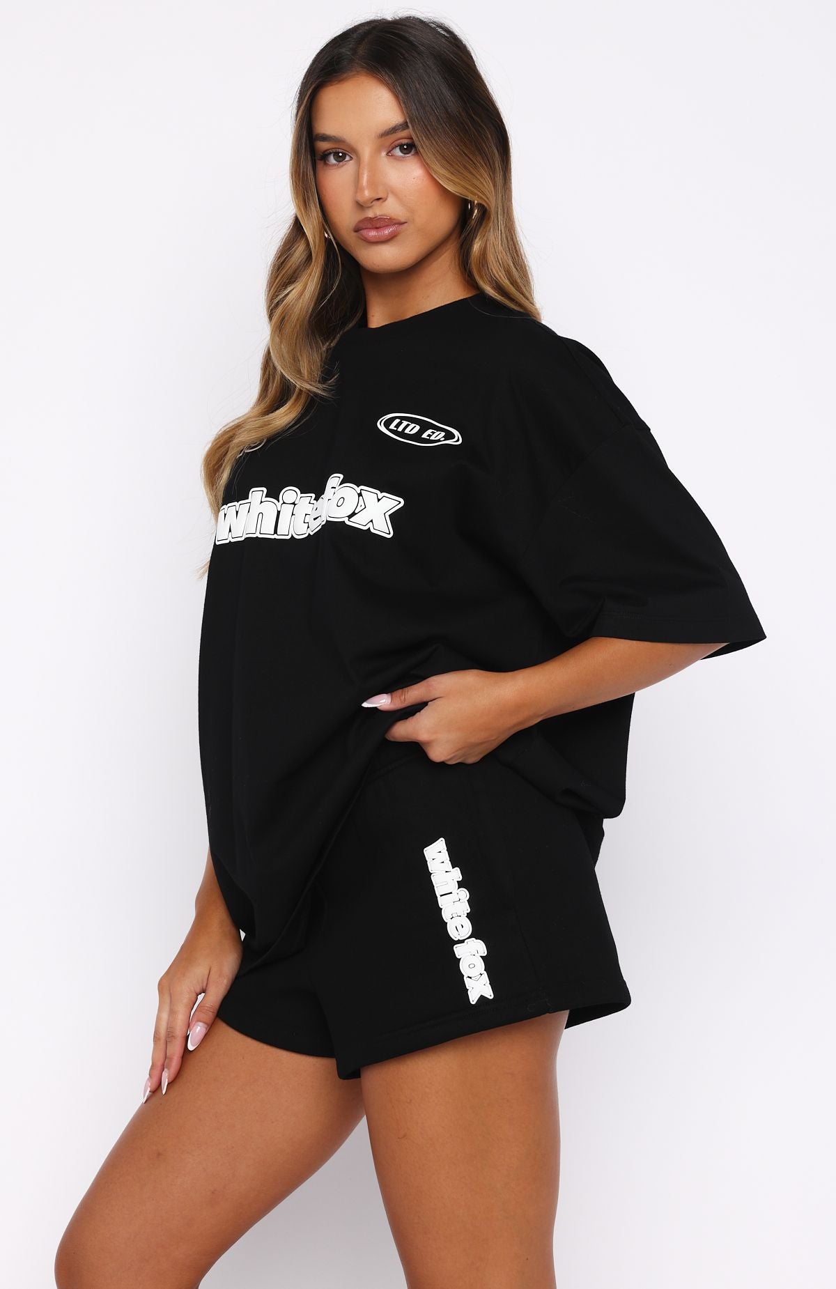 Ready To Go Oversized Tee Black