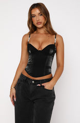 Born To Dream Bustier Black