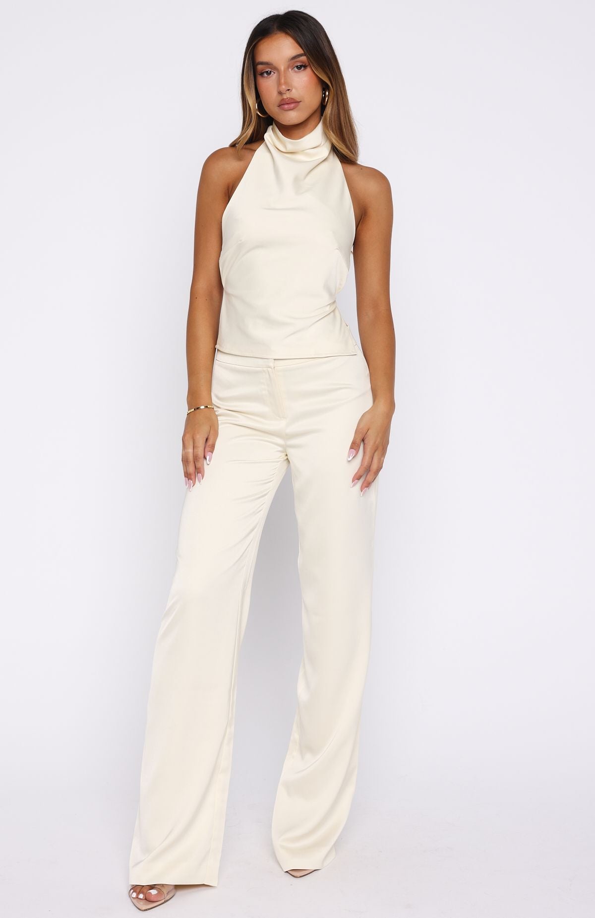 Time Passes Dress Pants Pearl