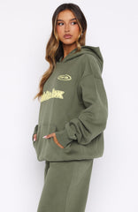 Ready To Go Oversized Hoodie Khaki