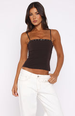 Too Rare To Care Top Chocolate