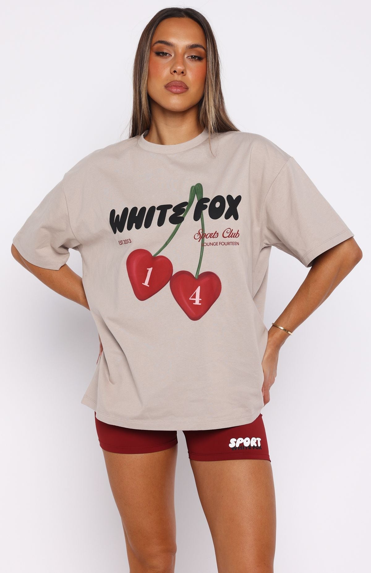 Club 14 Trinity Oversized Tee Moon