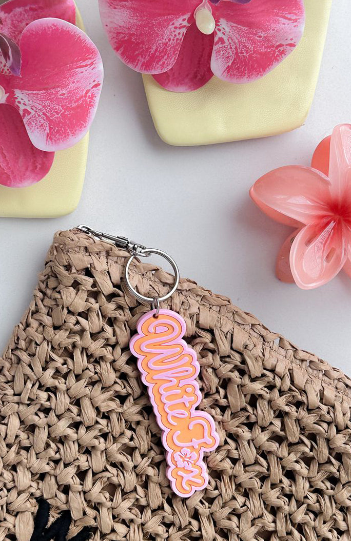 Got The Sun Keychain Pink/Orange