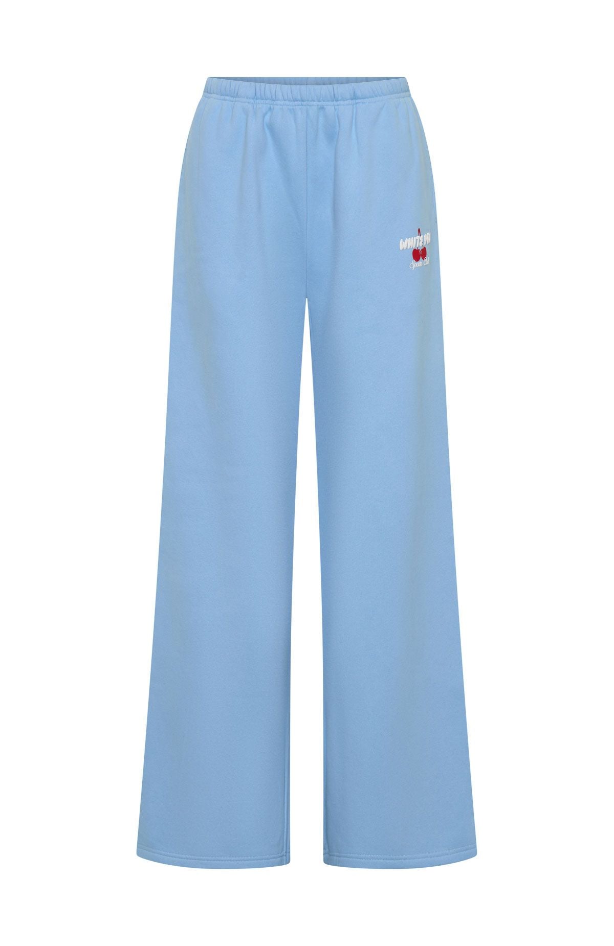 Club 14 Cassie Wide Leg Sweatpants Blue