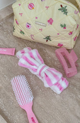 Aunika Beauty Headband Pink/White Stripe
