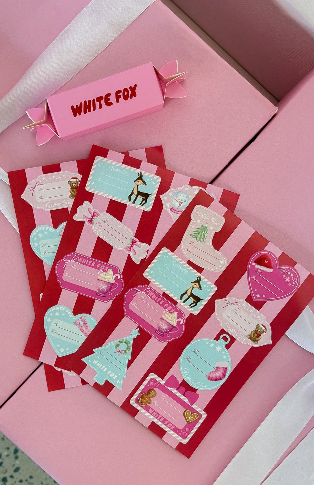 Christmas Gift Sticker 24 Pack Mixed