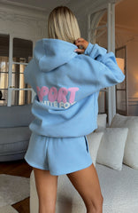 Club 14 Peyton Oversized Hoodie Blue
