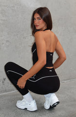 Conquer Active Tank Black/White