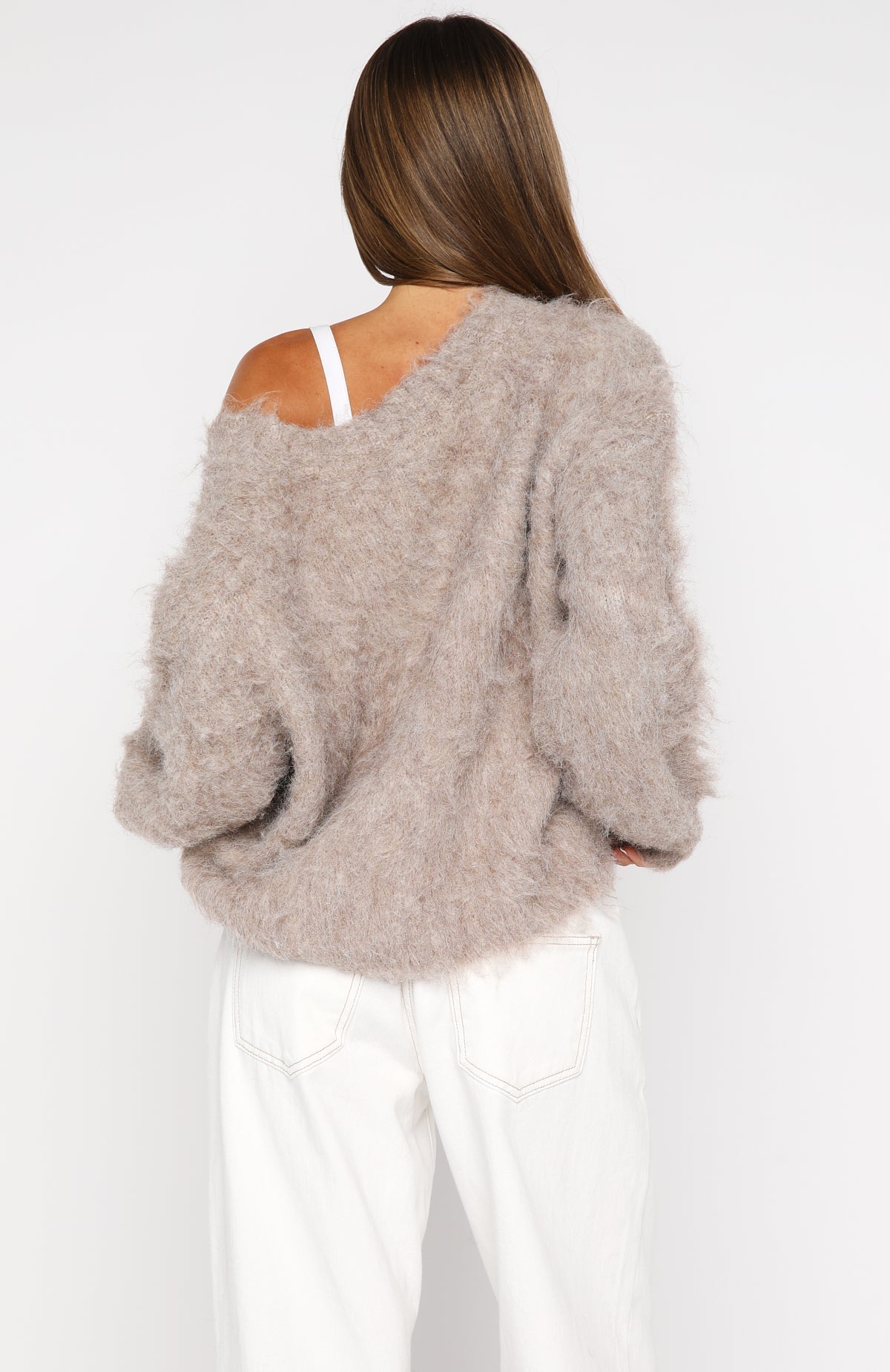 Cozy Vibes Knit Cardigan Taupe