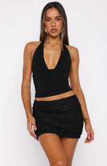 Do What I'm Told Mini Skirt Black