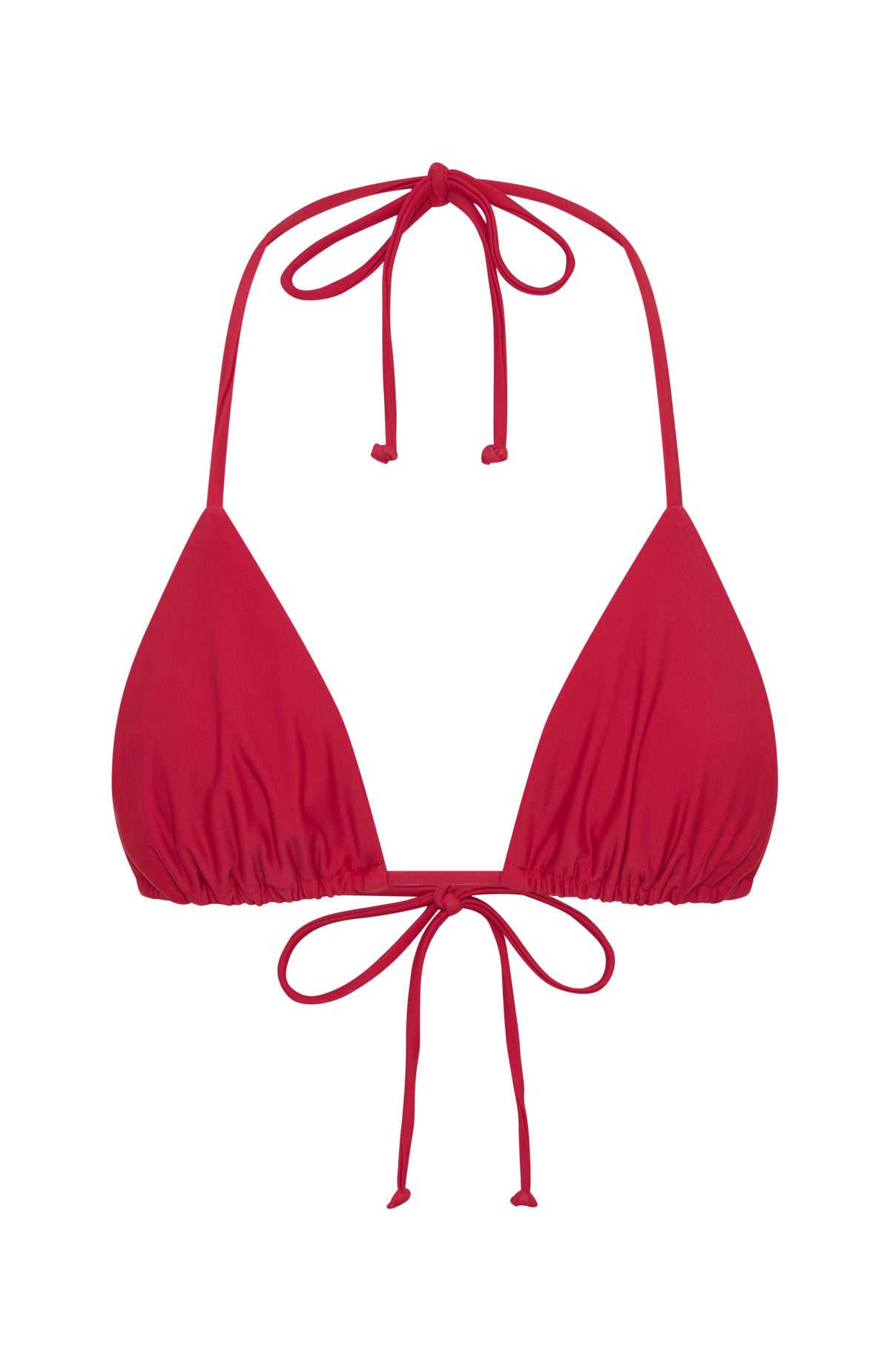 Golden Hour Bikini Top Cherry Red