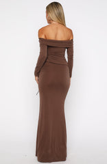 I'm Not Sorry Maxi Skirt Coffee