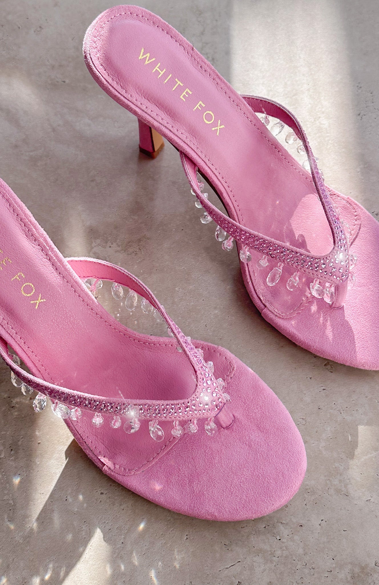 Jackie Mules Candy Pink