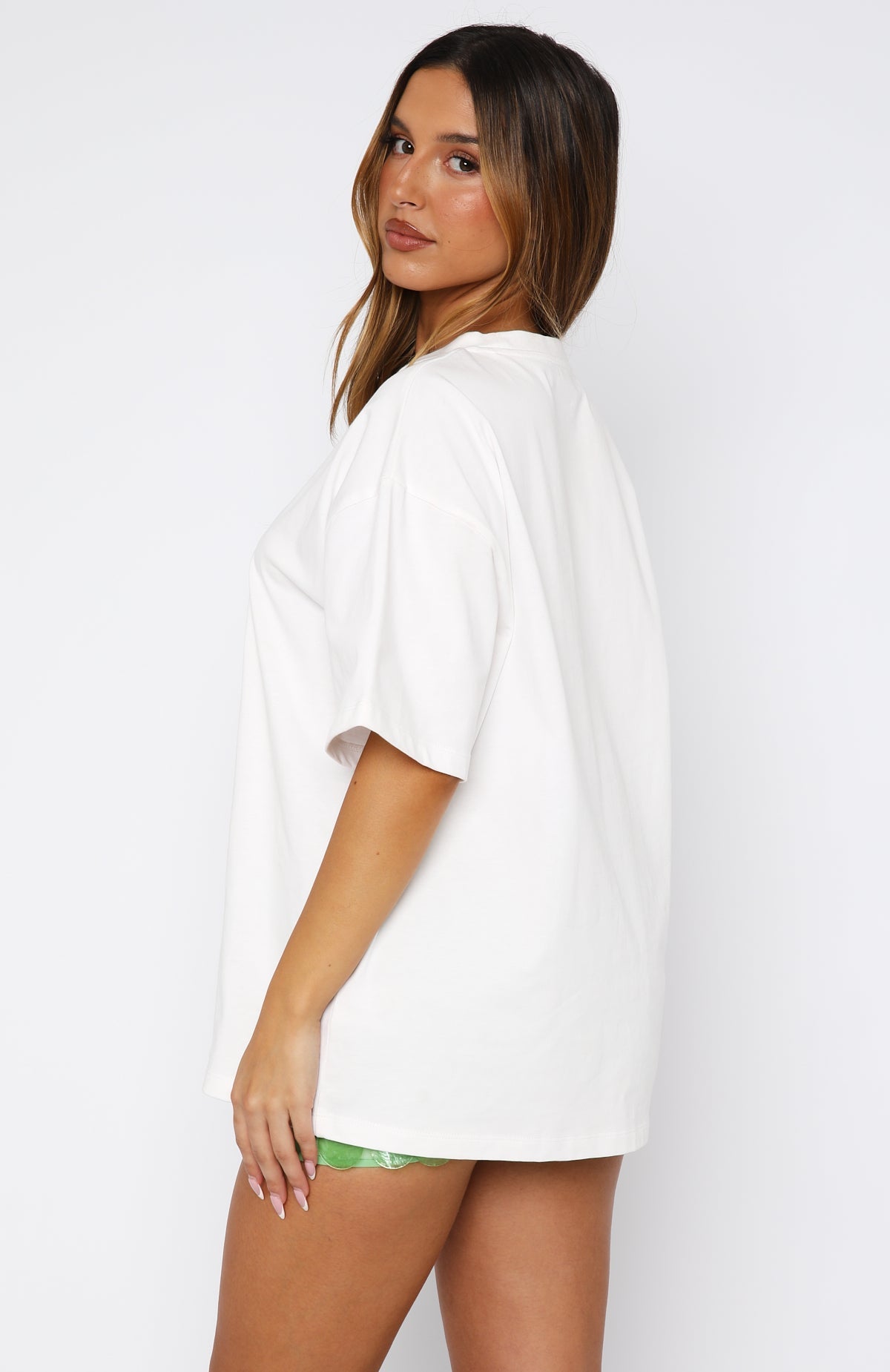 On The Vine Oversized Tee White