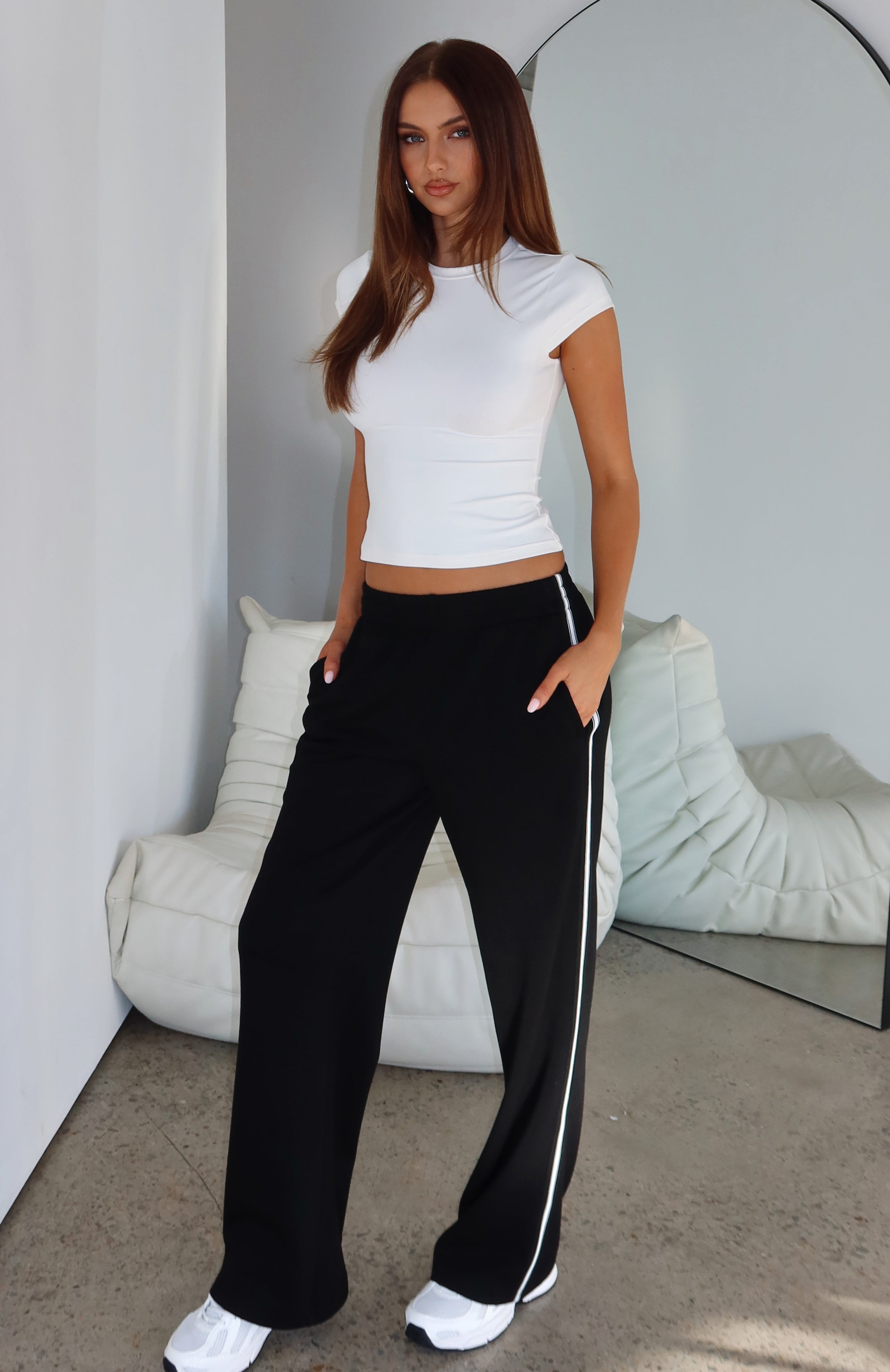 Travel Era Track Pants Black