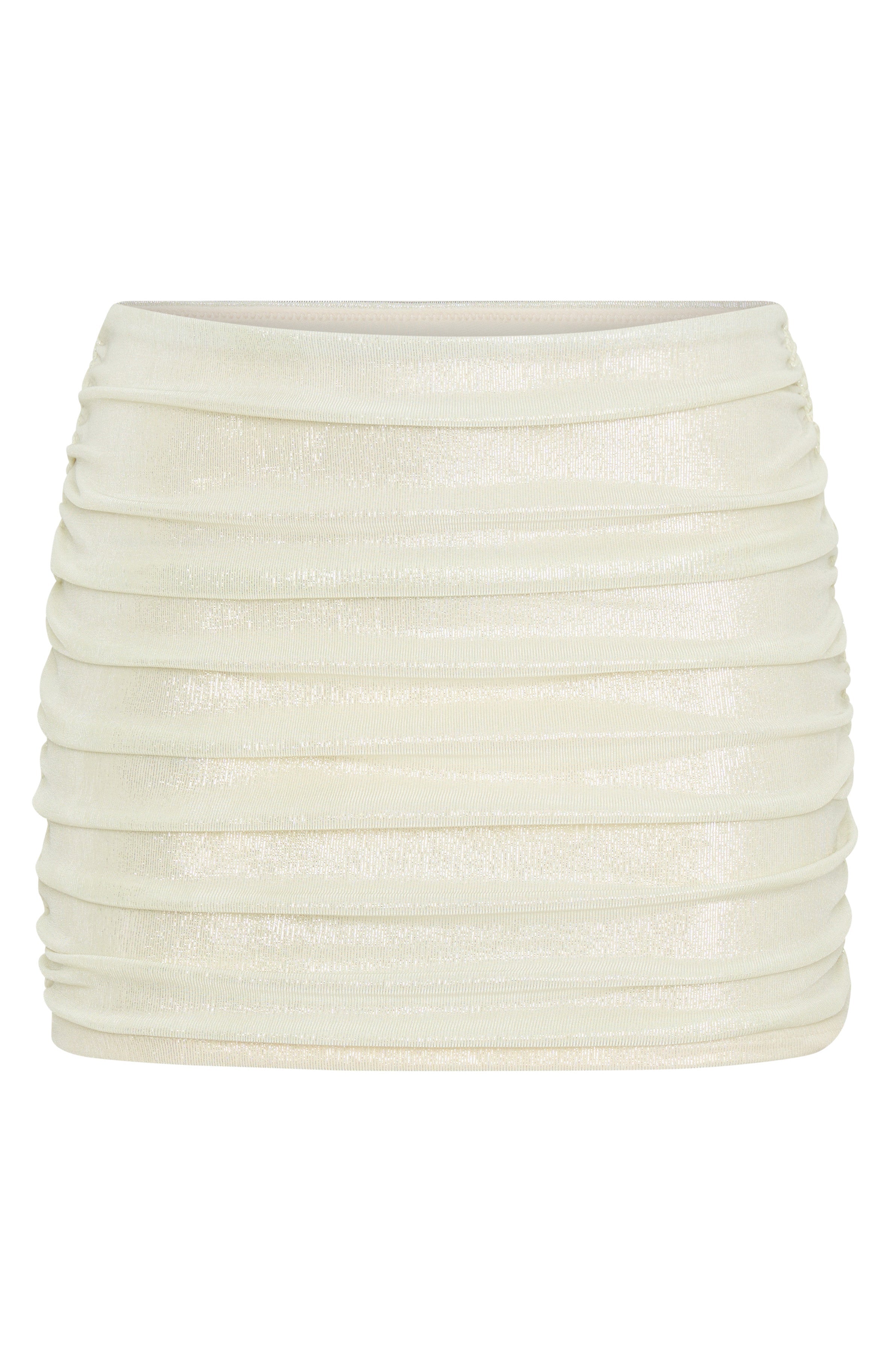 Valencia Vibes Mini Skirt Pearl