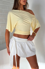 Weekend Moment Mini Skort White