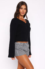 Brooklyn City Knit Sweater Black