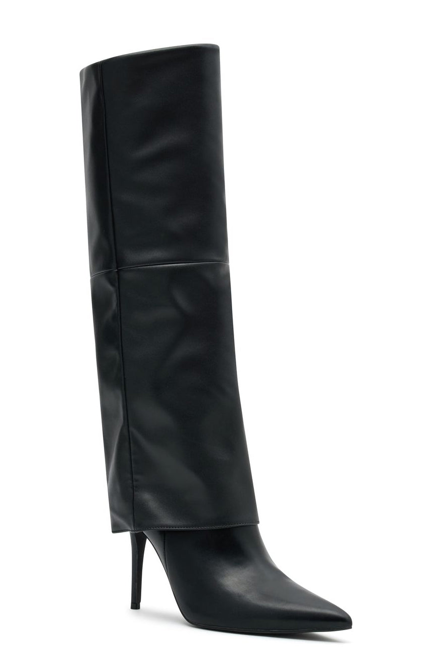 Milos Knee High Boots Black